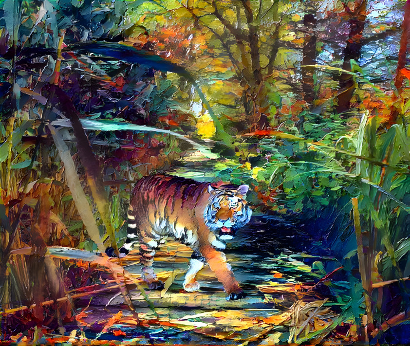 painted tiger