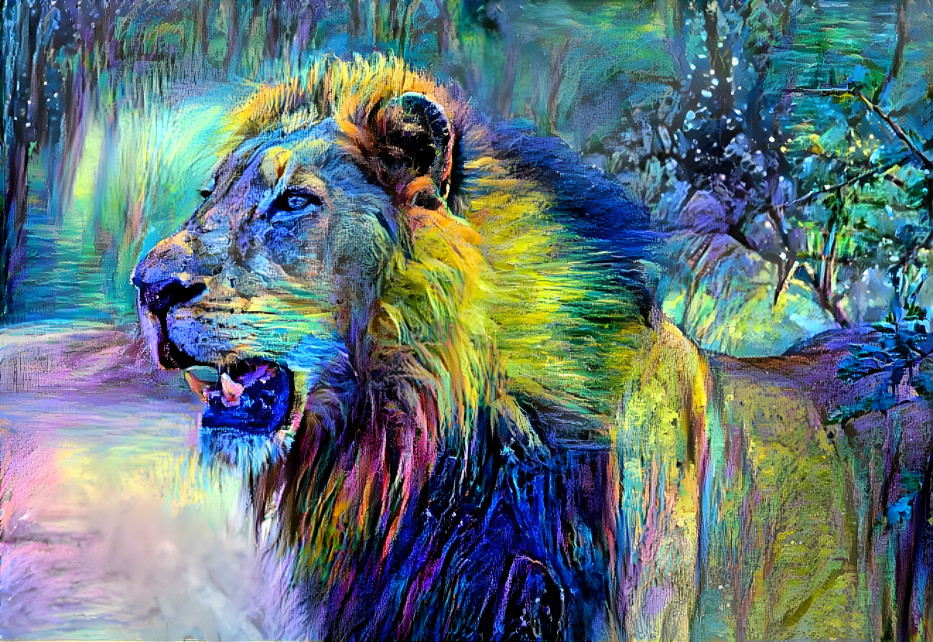 Rainbow Lion