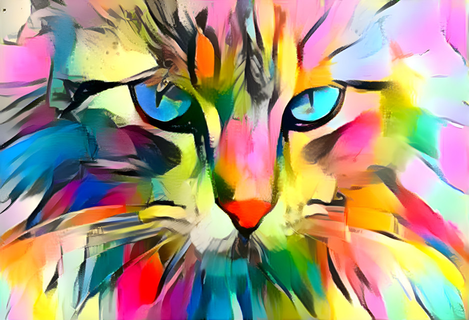 painted kitty