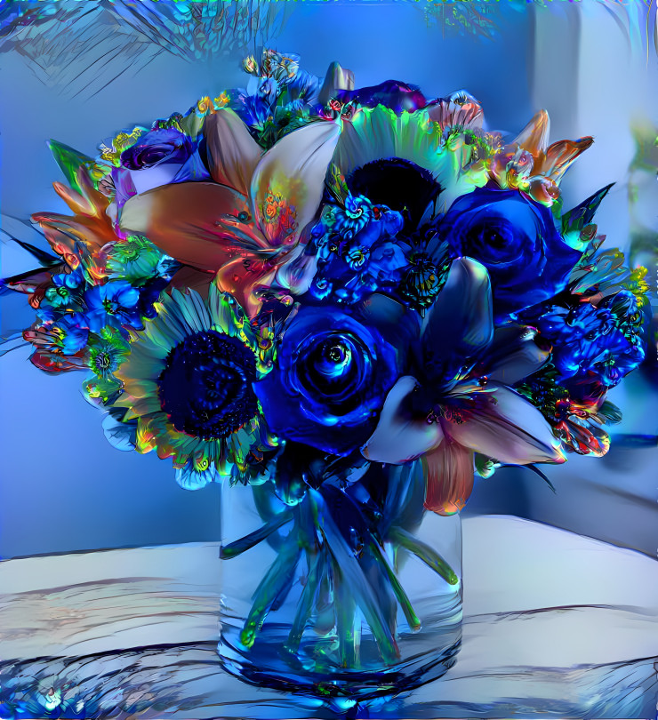 Blue bouquet