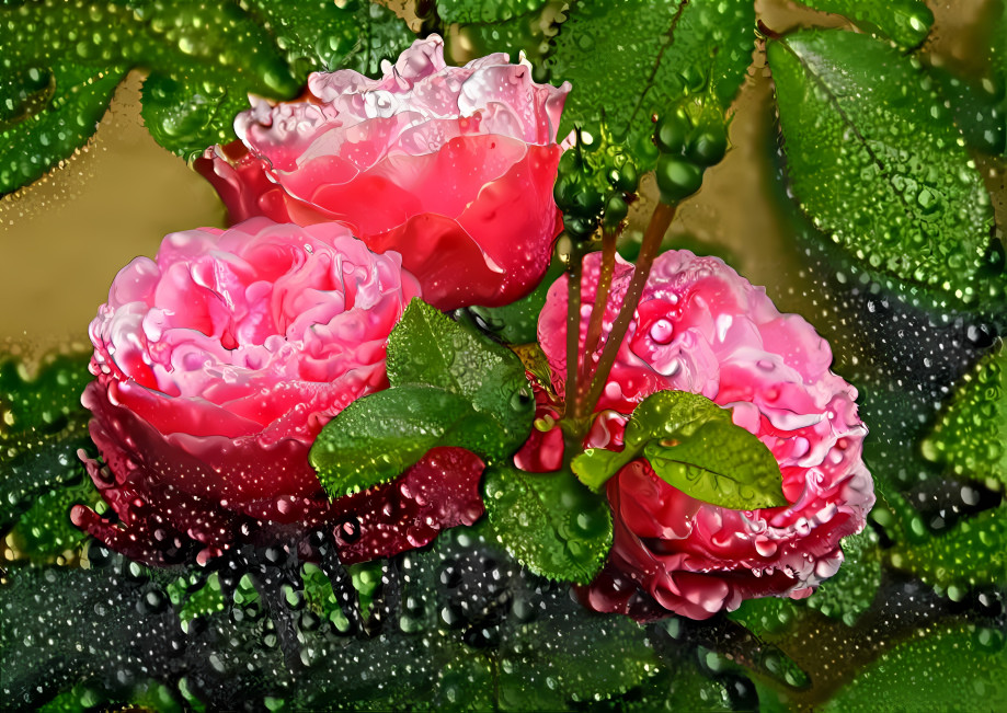 Pink roses