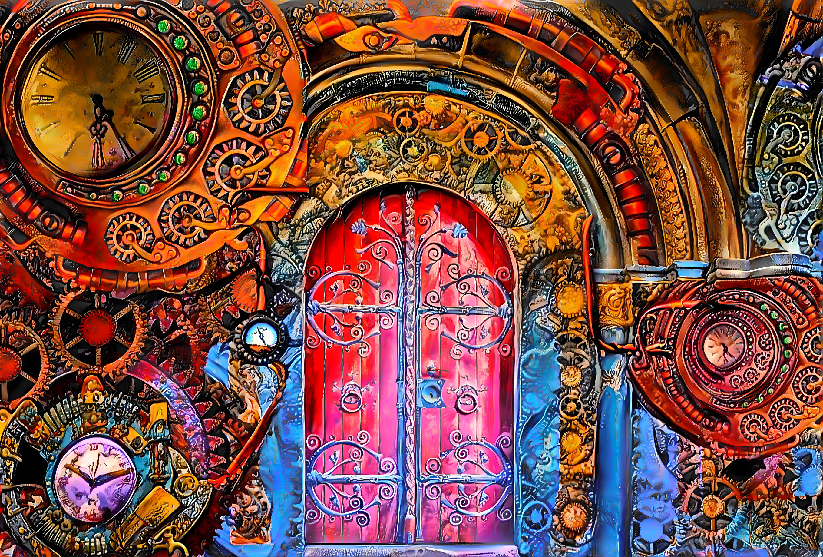 Steampunk Door 2