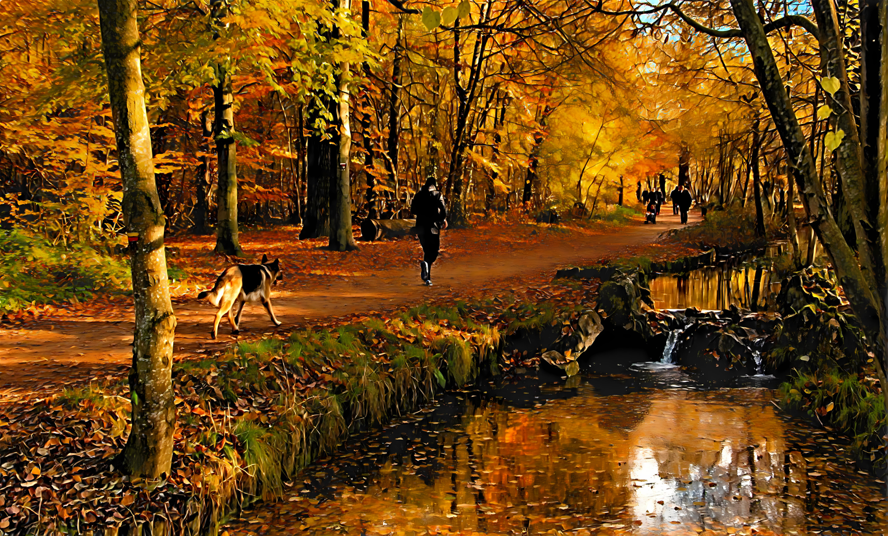 Walk in France,  Autumn