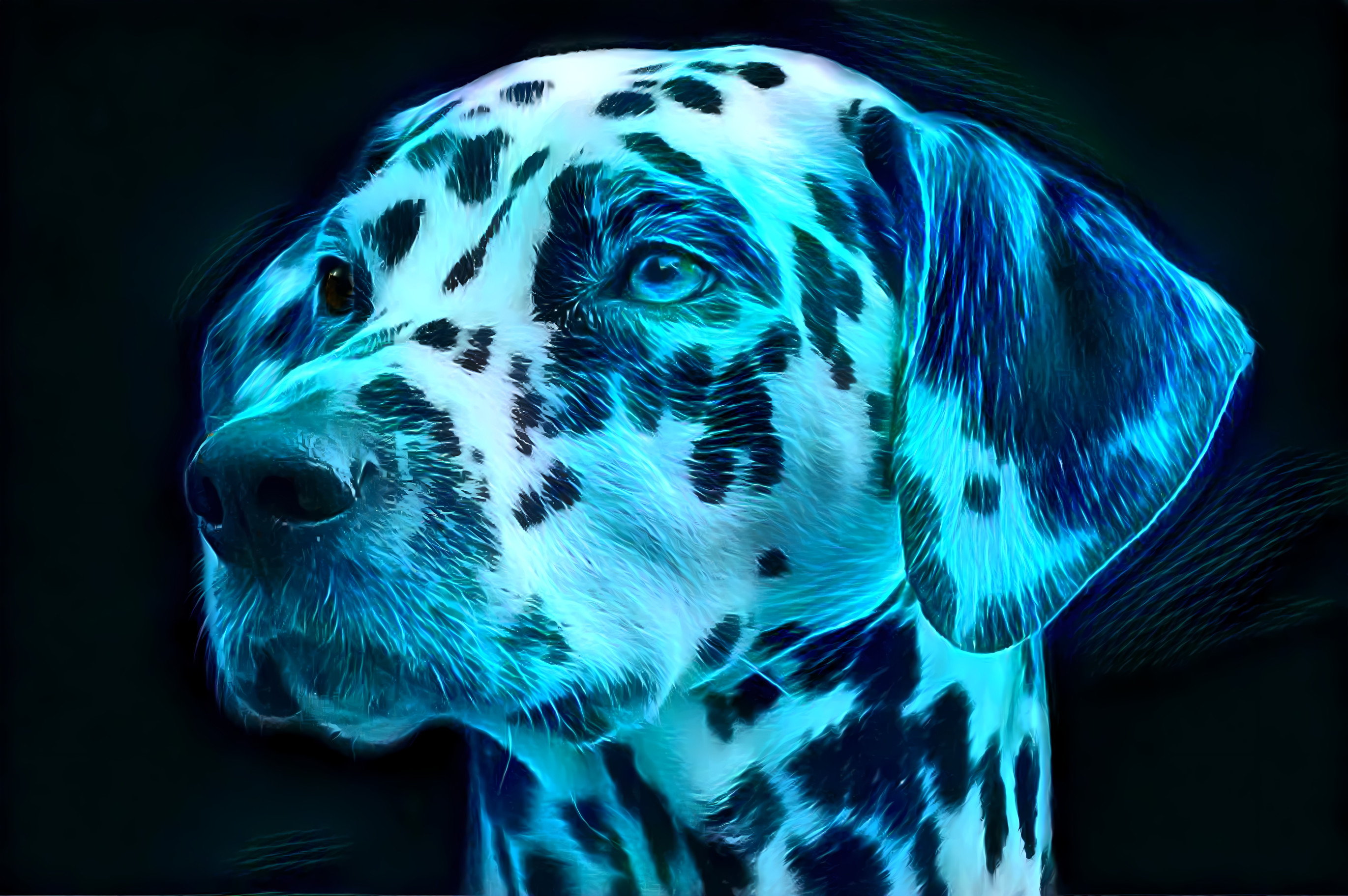 Dalmatian portrait