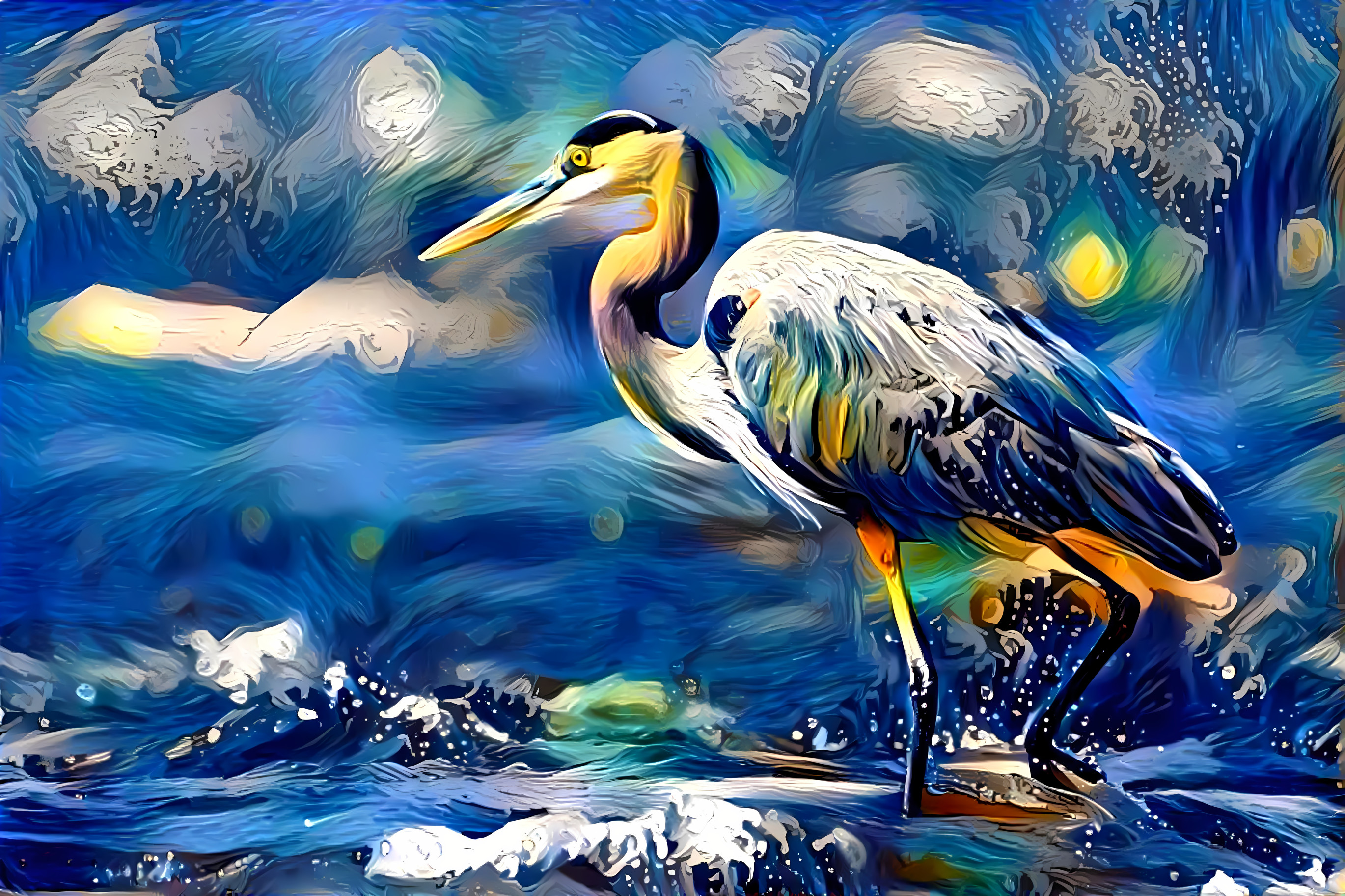 Blue heron