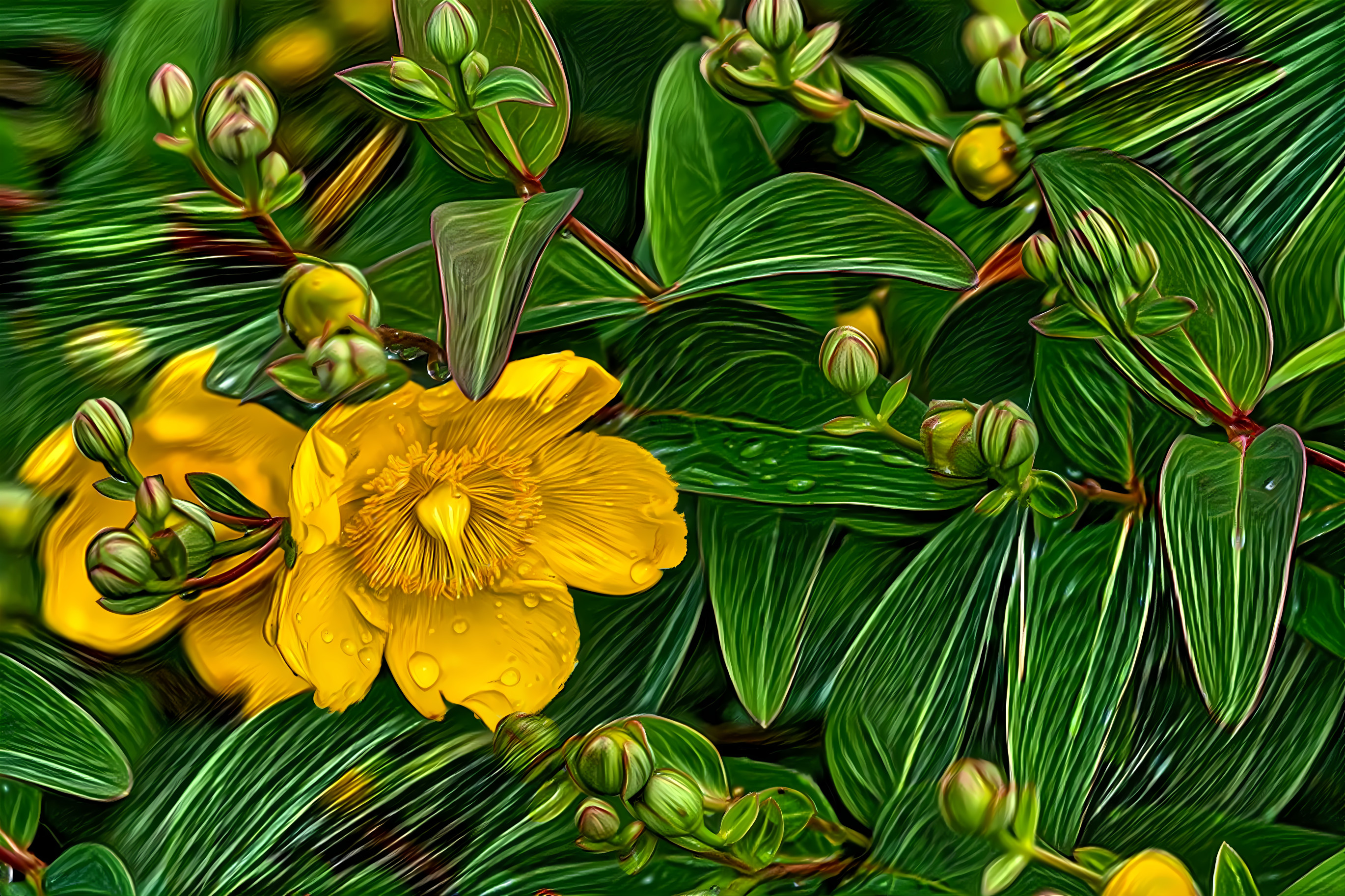 Yellow flowers