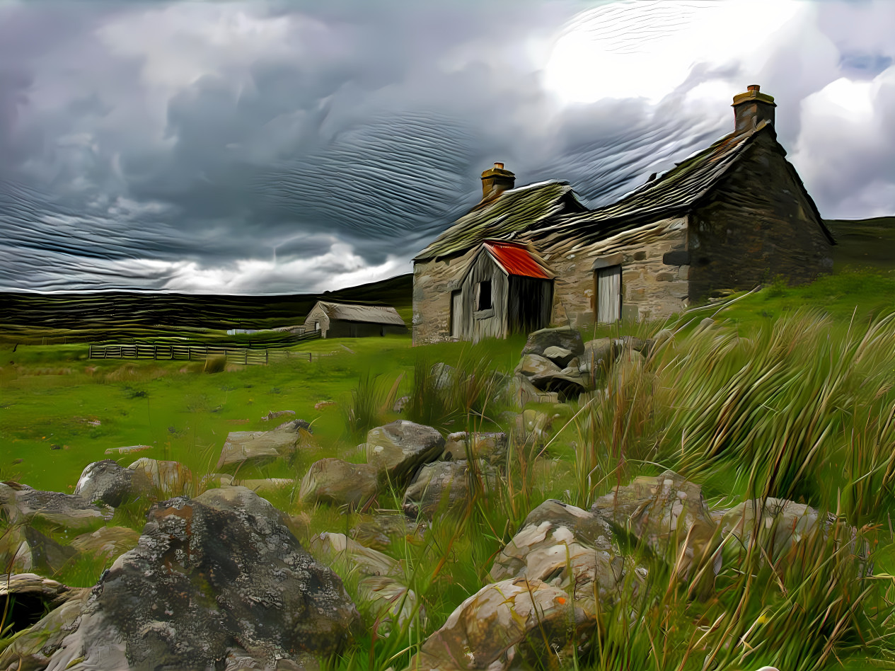 Derelict Scottish Cottage