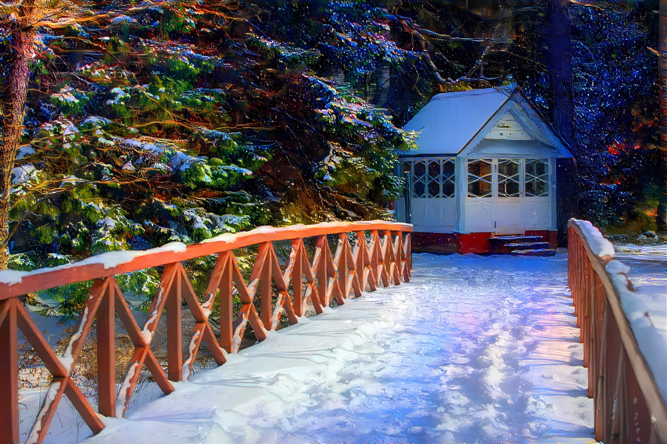 Fishing Hut in Winter