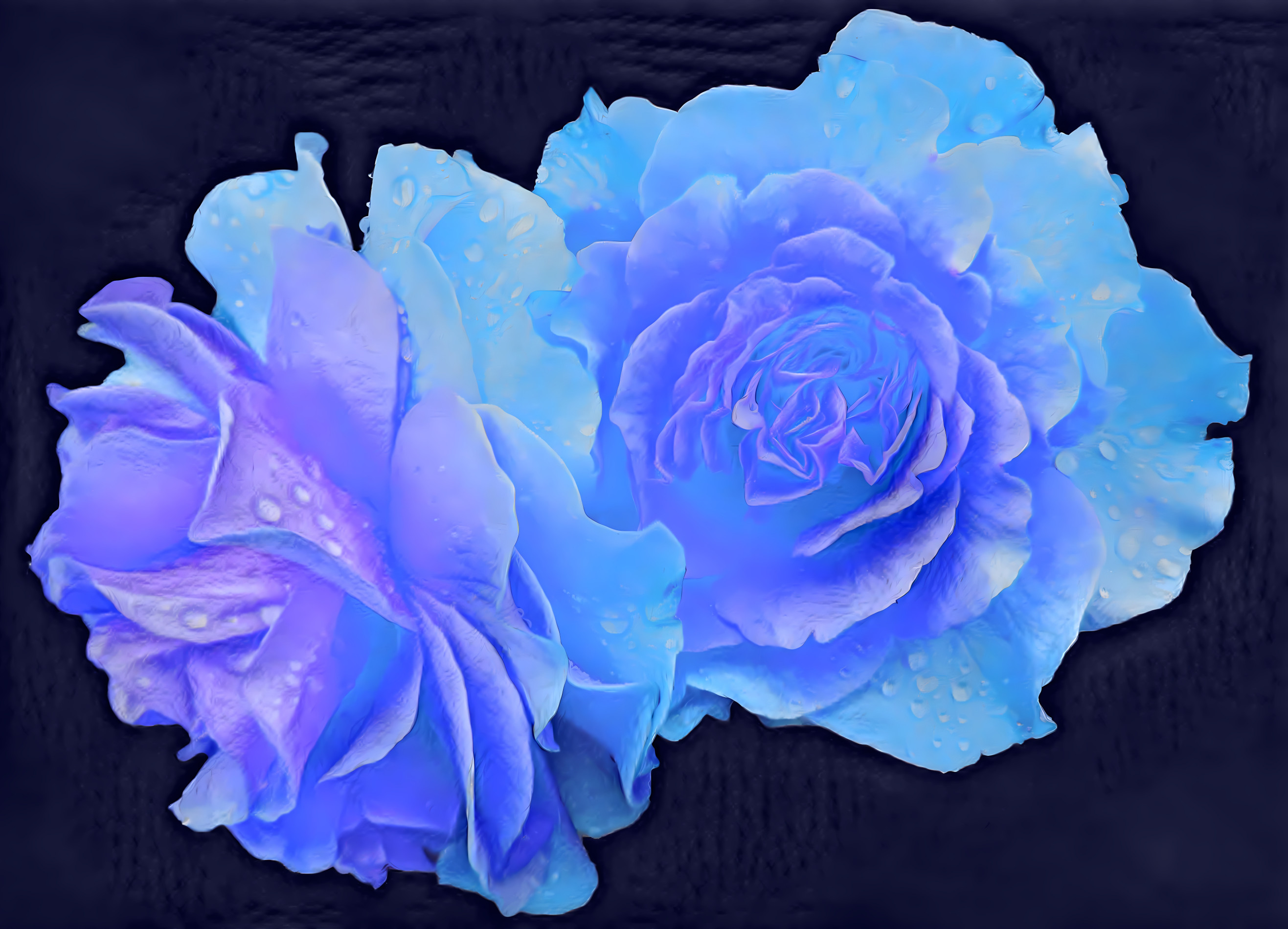 Blue roses