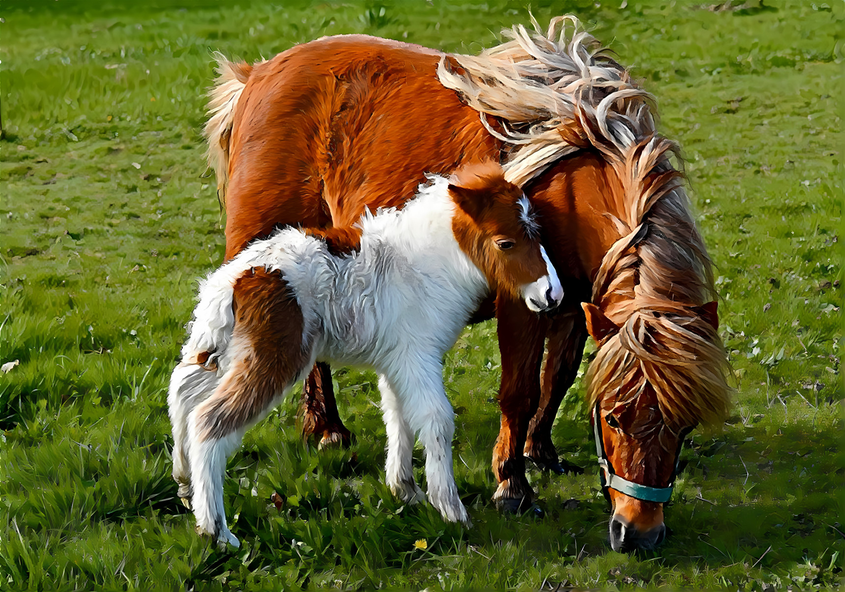 Shetland ponies