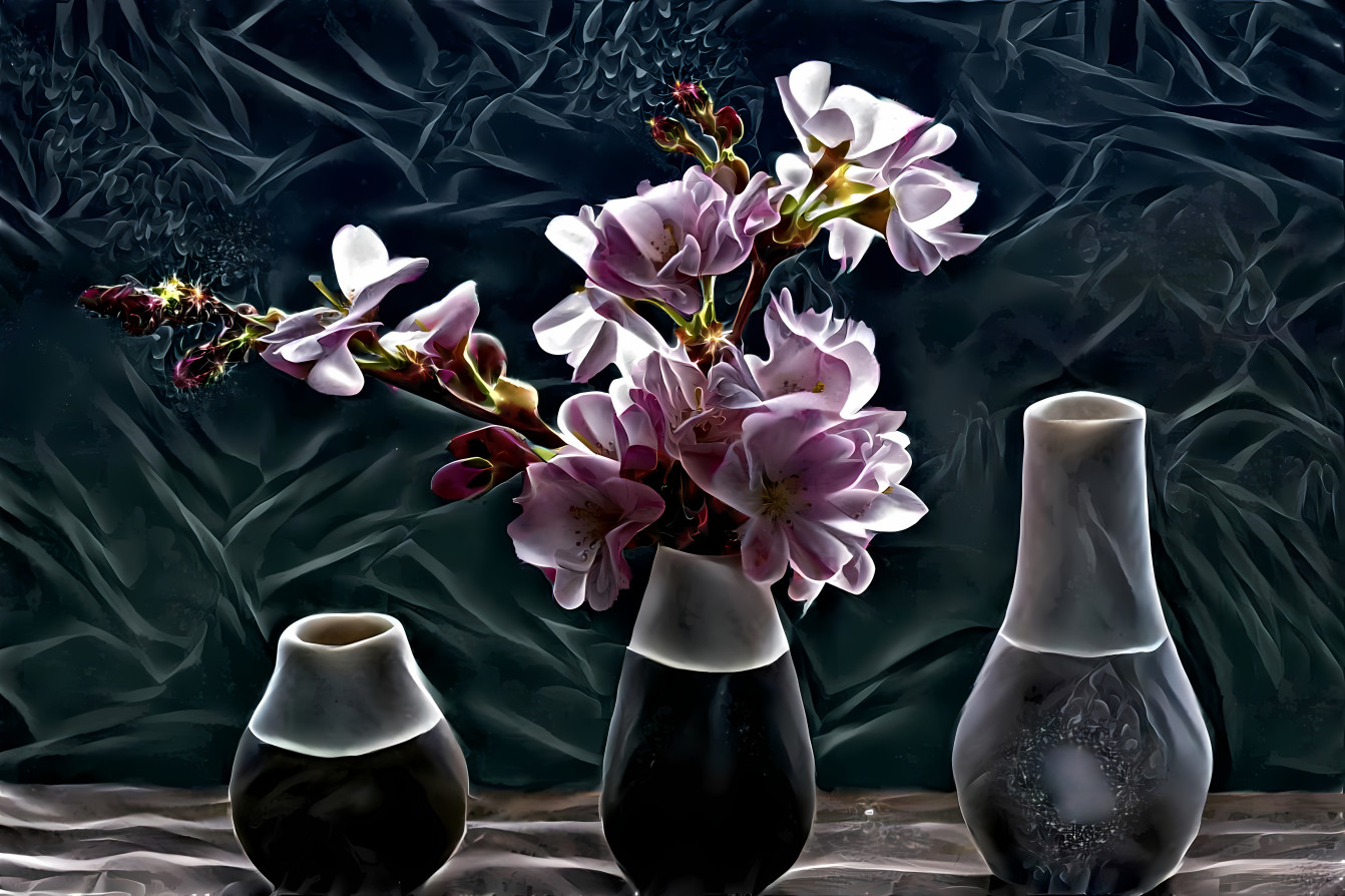 Three vases Still Life