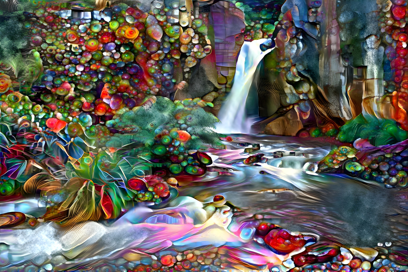 Fantasy waterfall