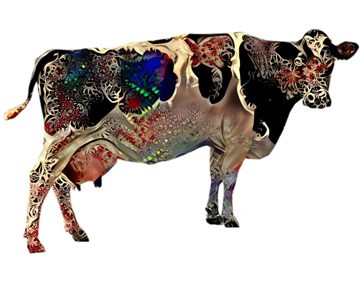 hippy cow.