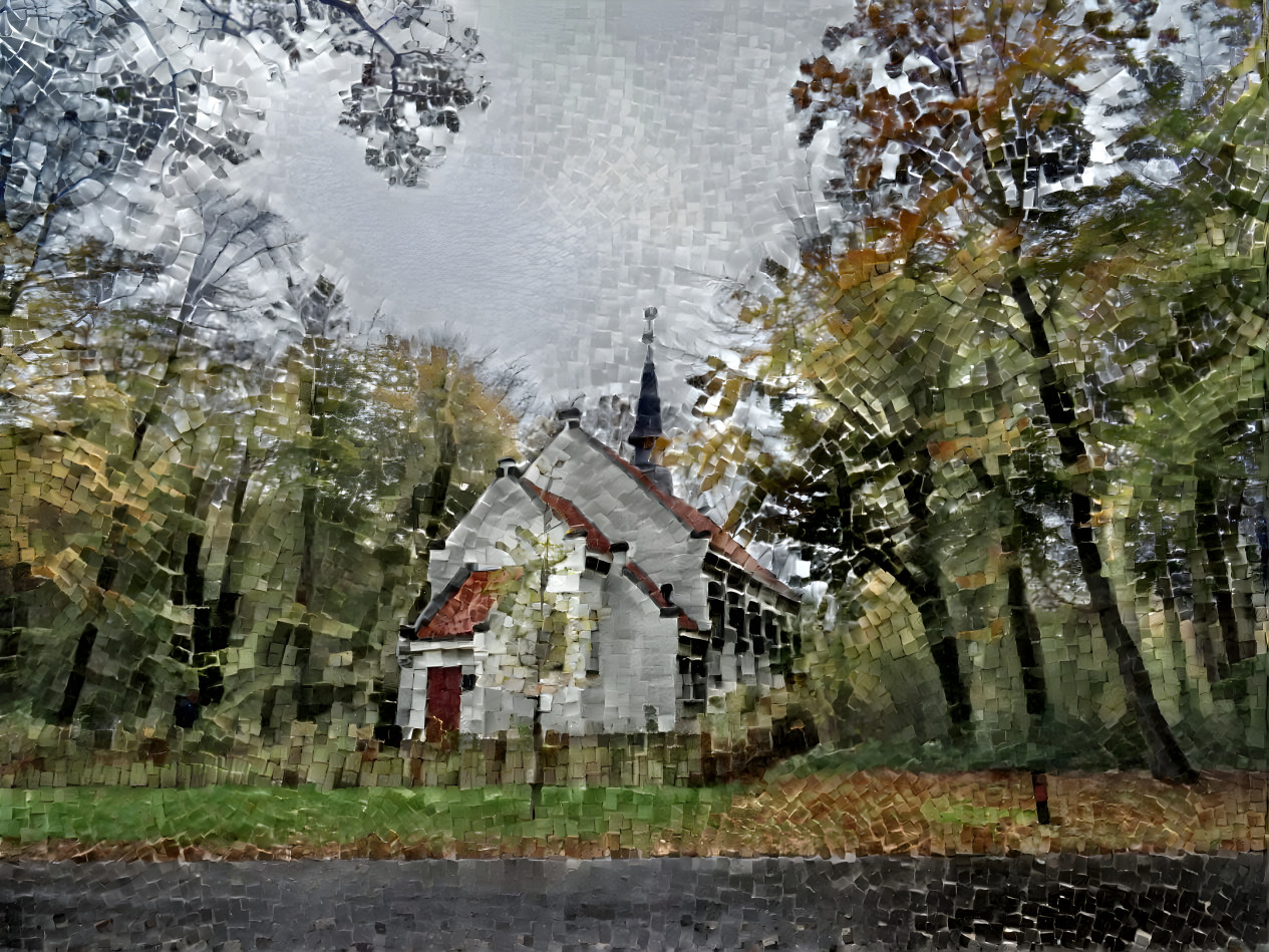 little church in the woods.