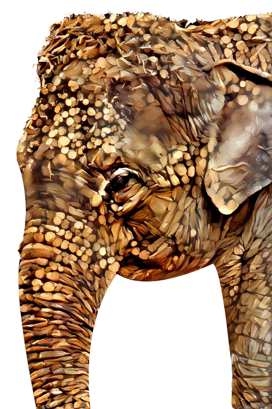 wooden elephant