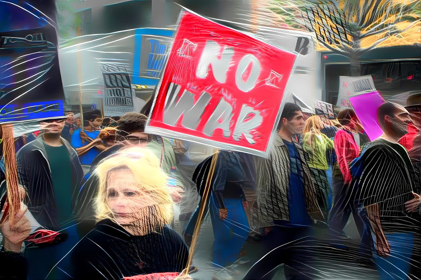 'No War!'