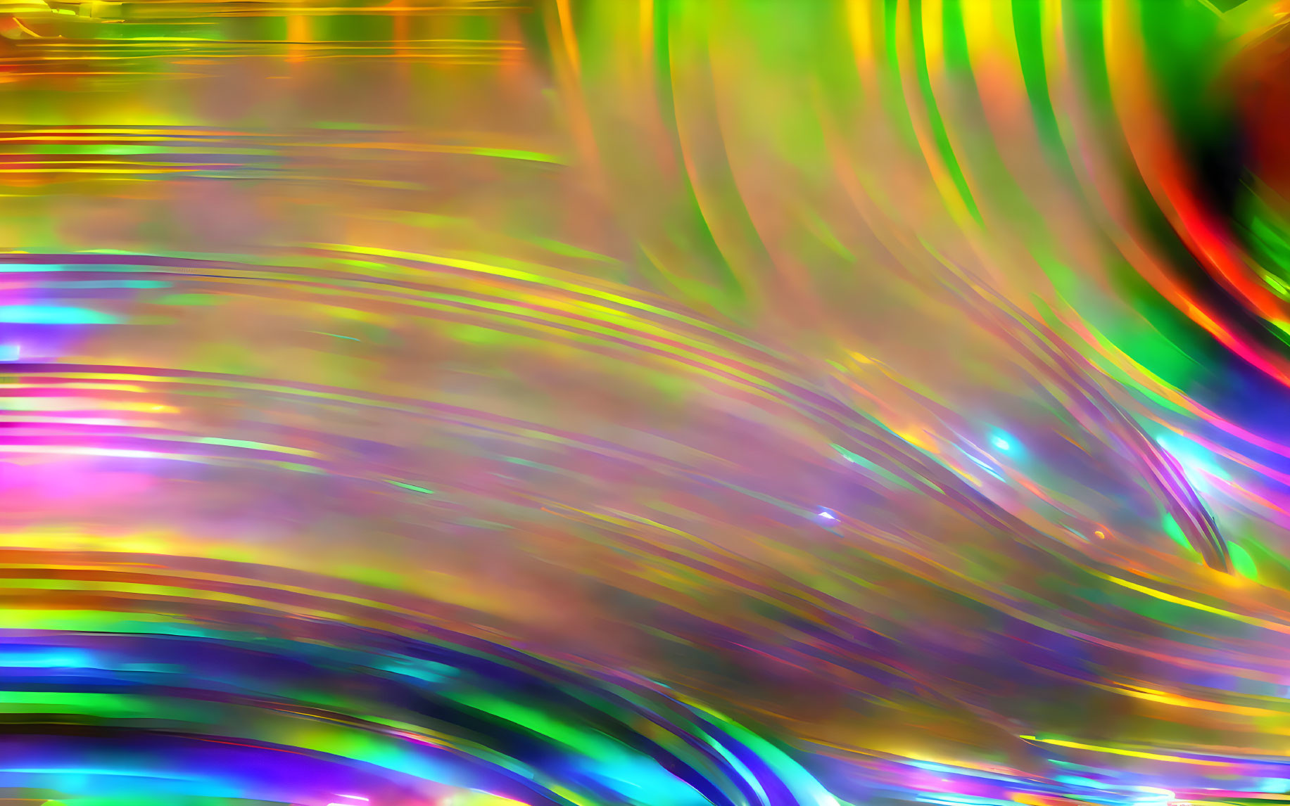 Vibrant abstract rainbow colors in fluid, glossy patterns