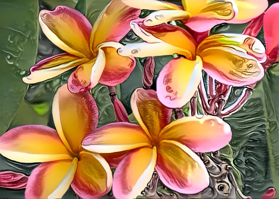 Plumeria color