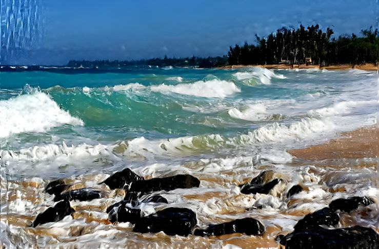 Winter beach