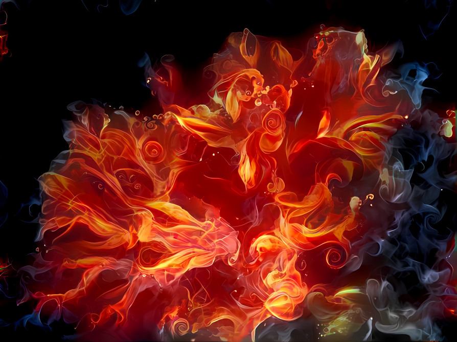 fire and smoke coral