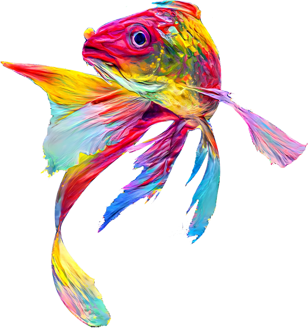 paint goldfish