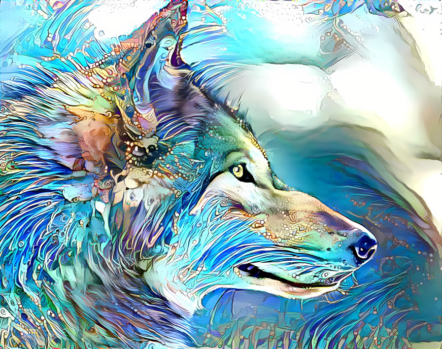 Ice wolf