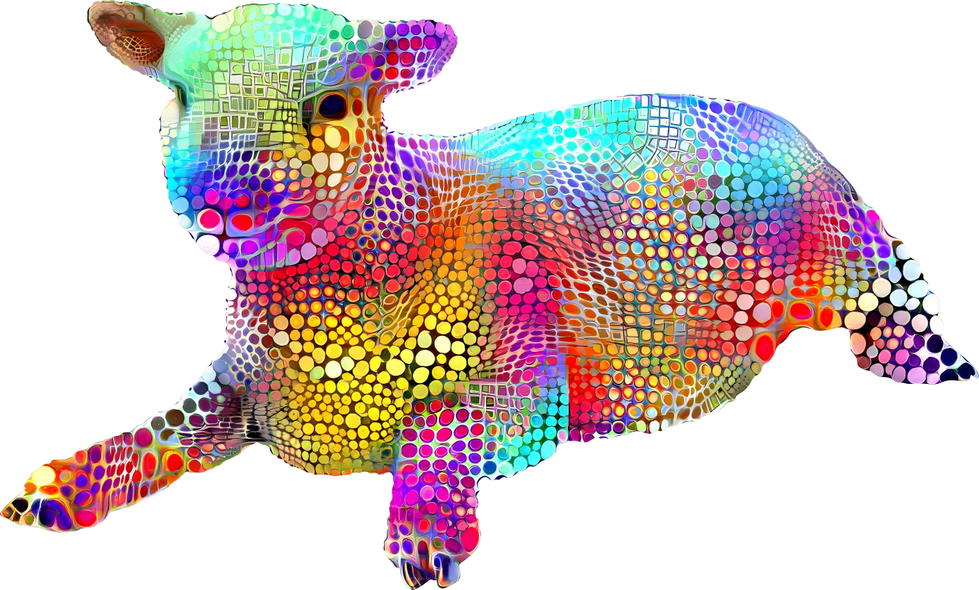 colorful sheep