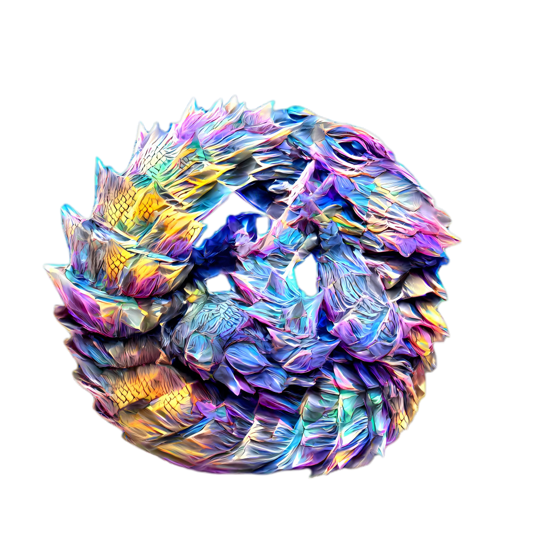 crystal small dragon