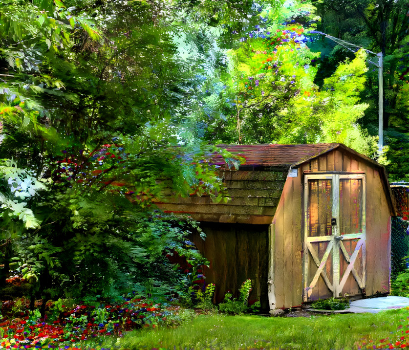 SHED AT REST STOP