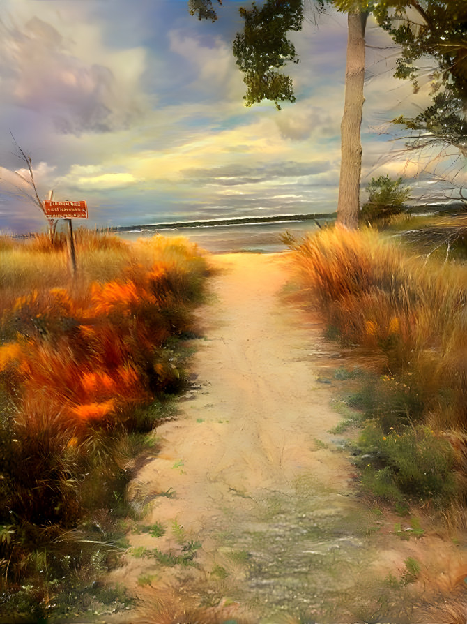 A SANDY PATH