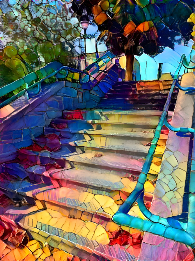 OWEGO STAIRS COLORFUL