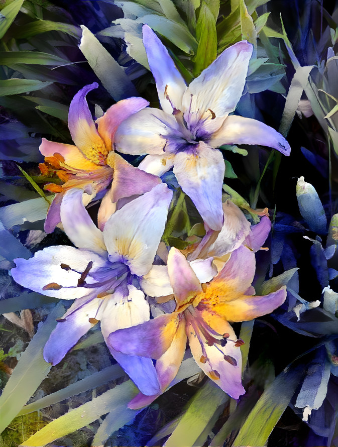 LAVENDAR LILLIES