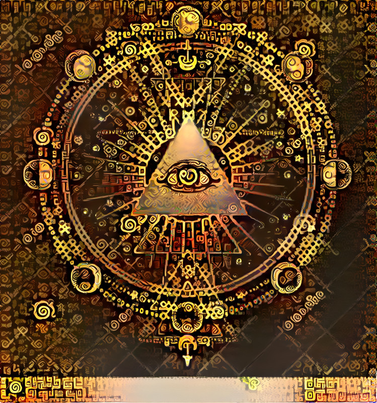 All Seeing Eye Mandala