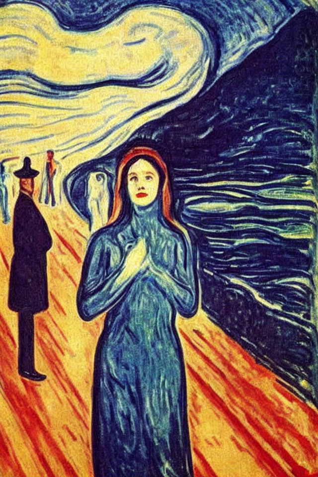   "The crown" by Edvard Munch