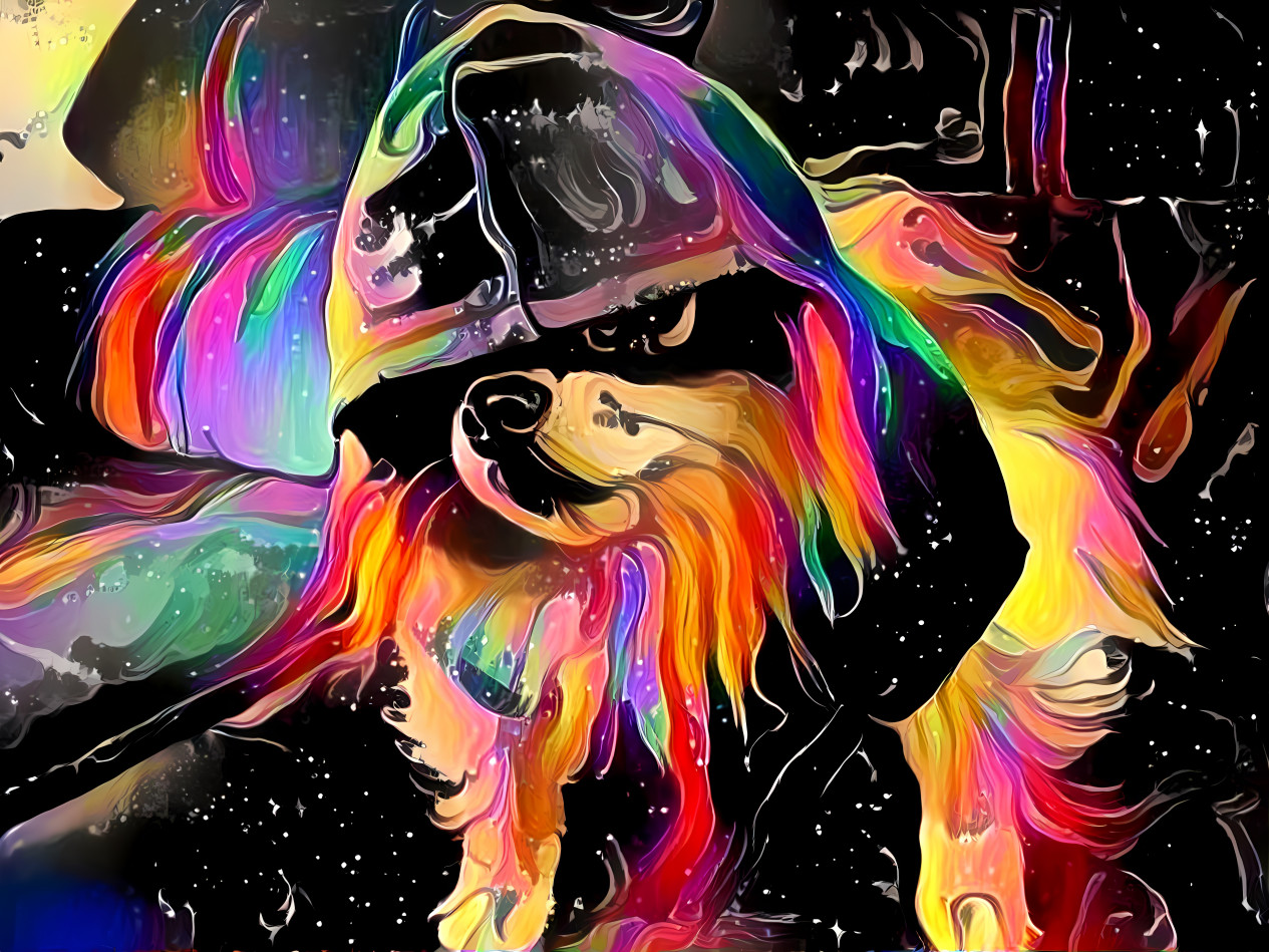 Yoda - The dark knight on the rainbow