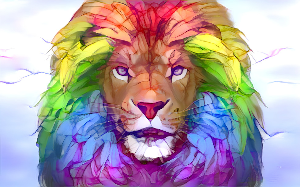 Rainbow Lion