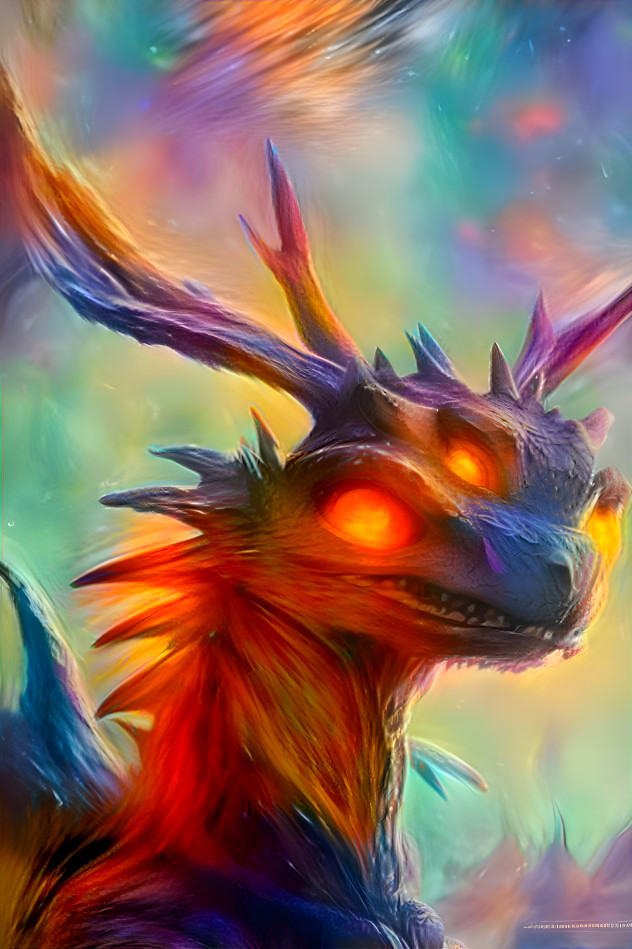 Rainbow dragon