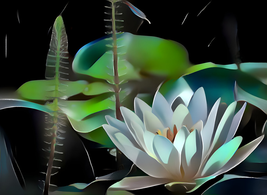 White Lotus Flower