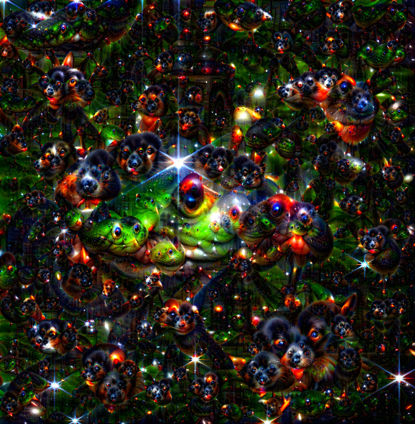 Deep Dream of the First Deep Field