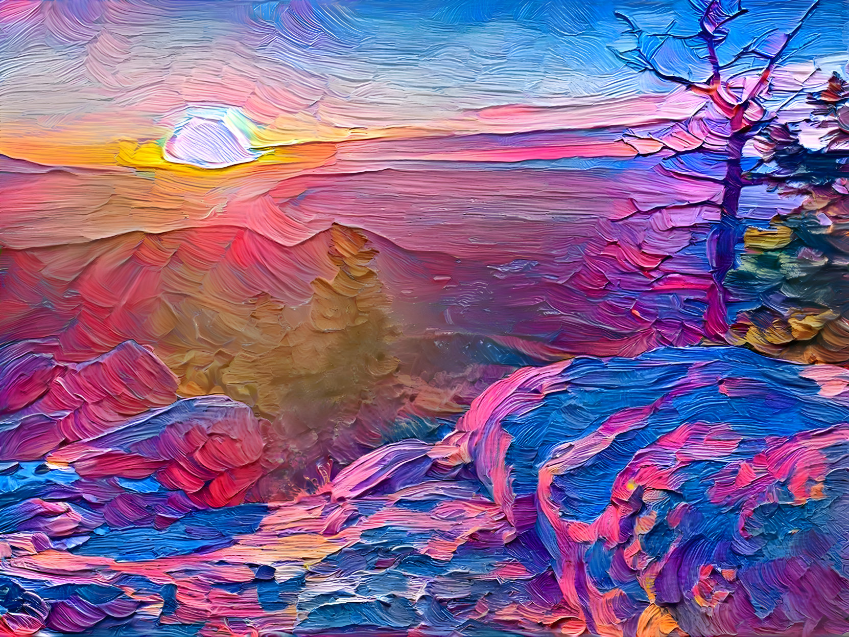 Sunset Mountaintop