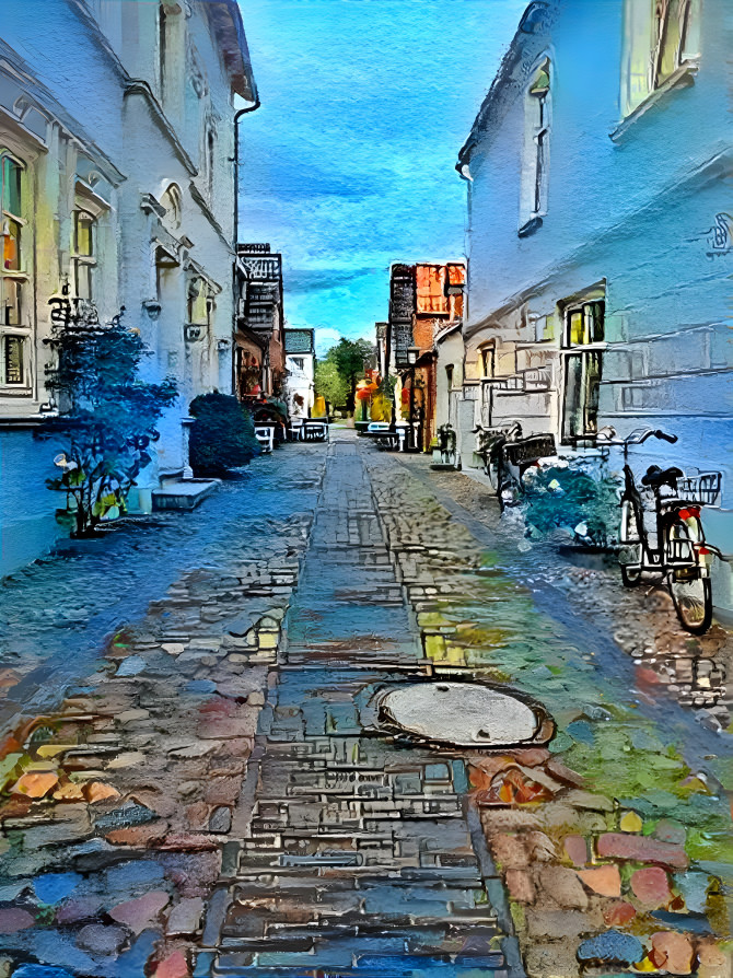 Straße auf Föhr