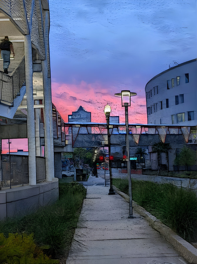 Sunrise @ Greyhound station Jax