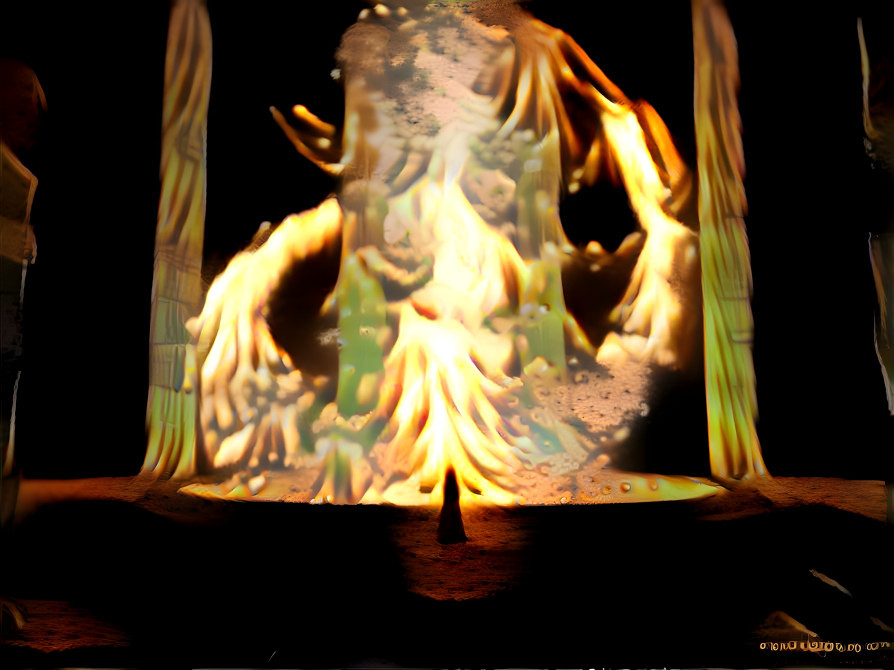 Pyre (DigitalBlasphemy) flaming version