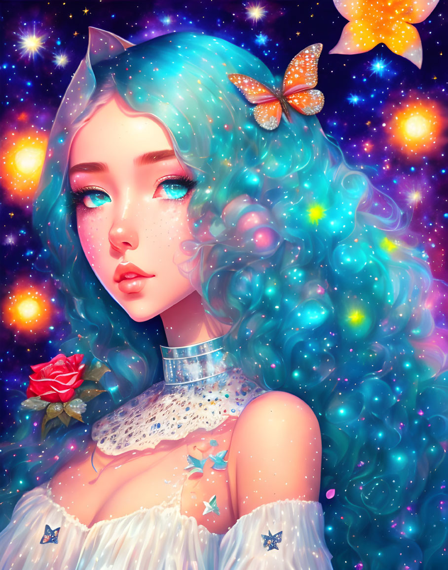 Starry girl