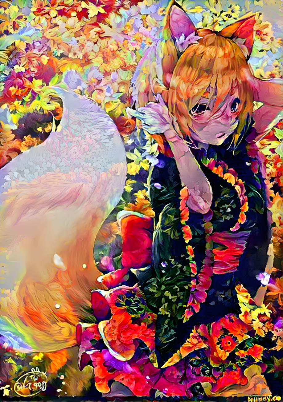 Flower fox