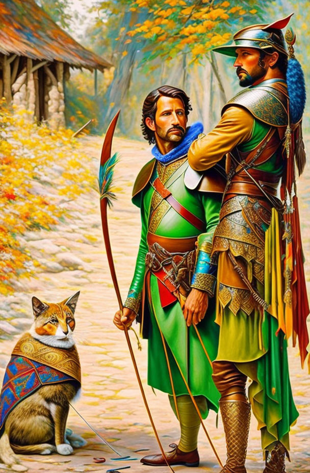 ROBIN HOOD AND HIS CAT...