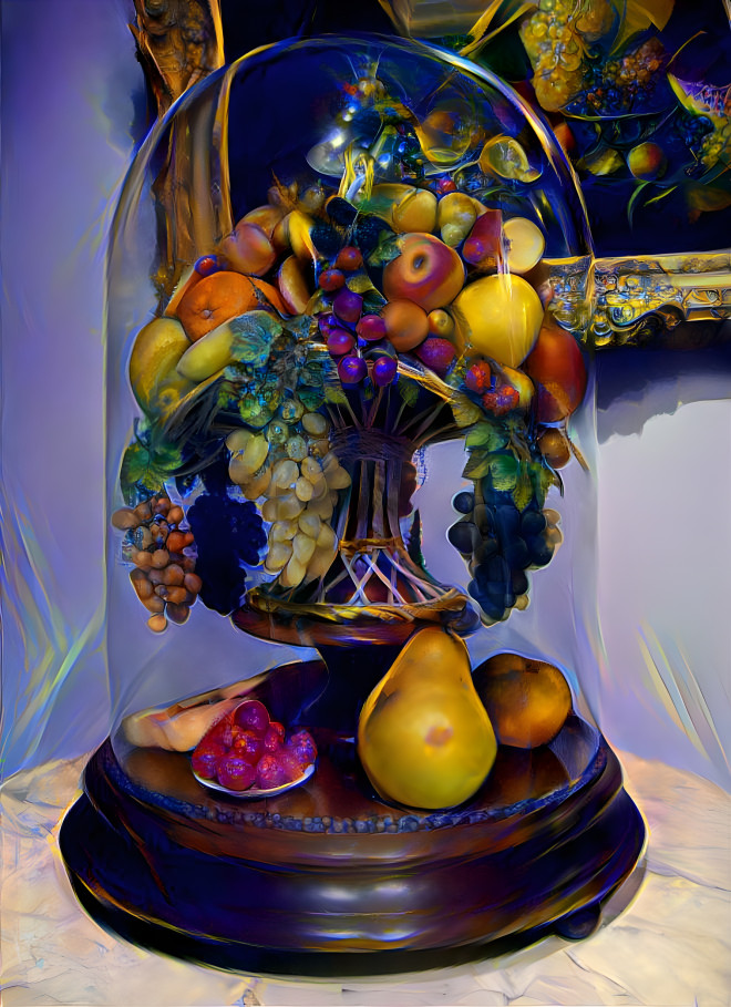 Fresh Fruit Under Glass