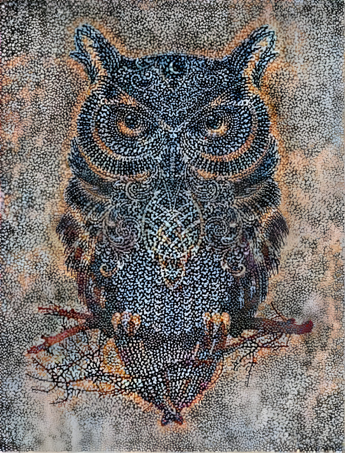 Owl Beaded