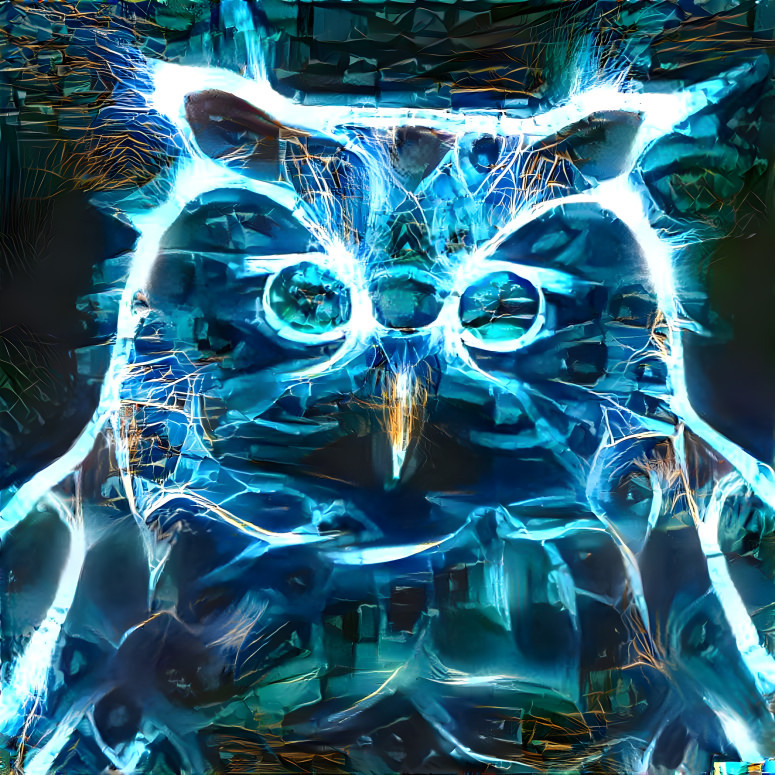 Bejeweled Luminous Owl