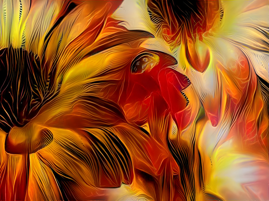 Fleurs Aflame